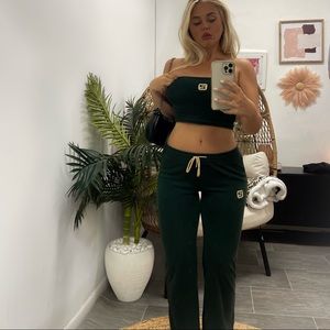 Edikted two piece felt set! Worn 3 times. Bottoms size Large Top size Small